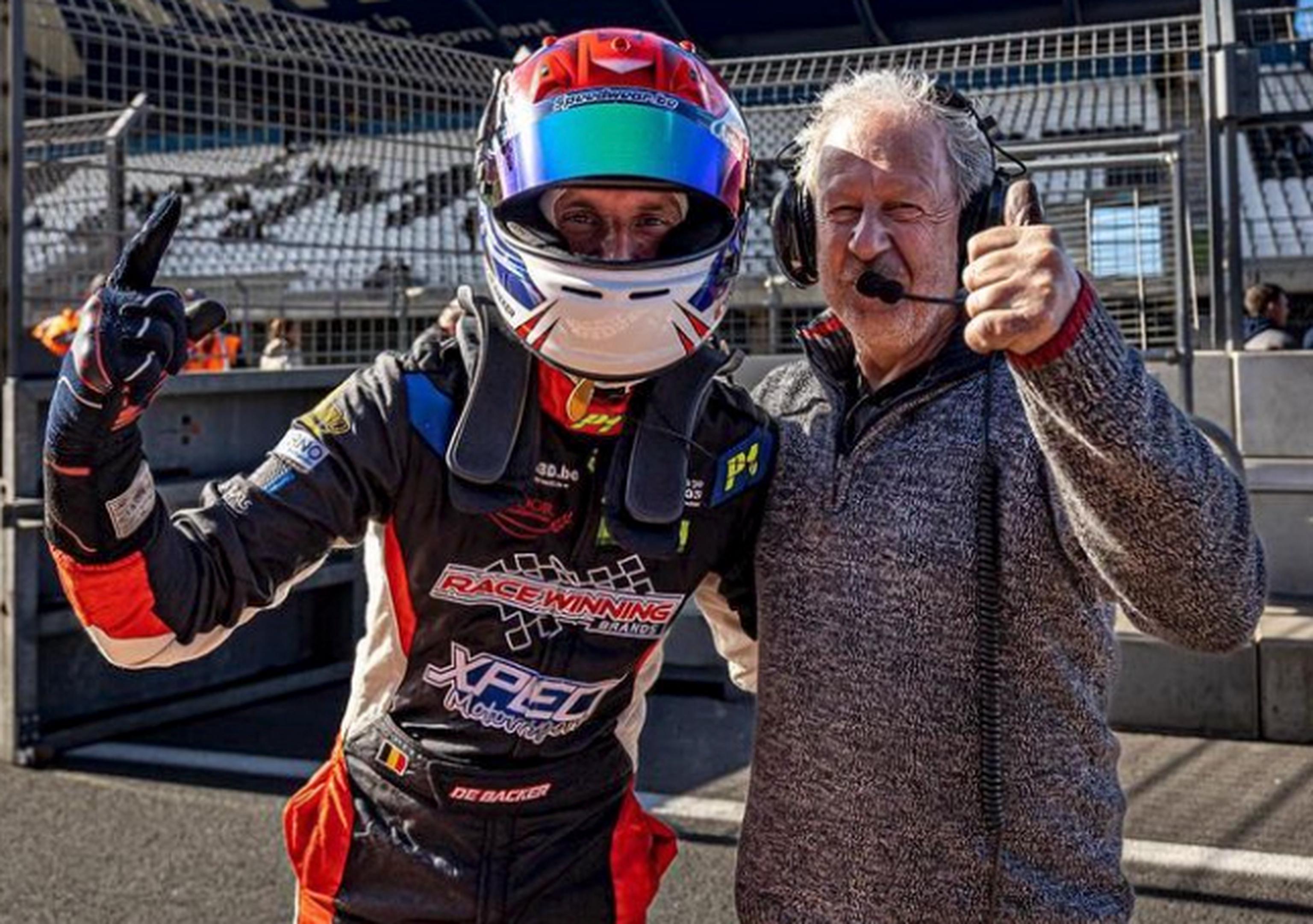 Tomas De Backer avec son père Eddy De Backer